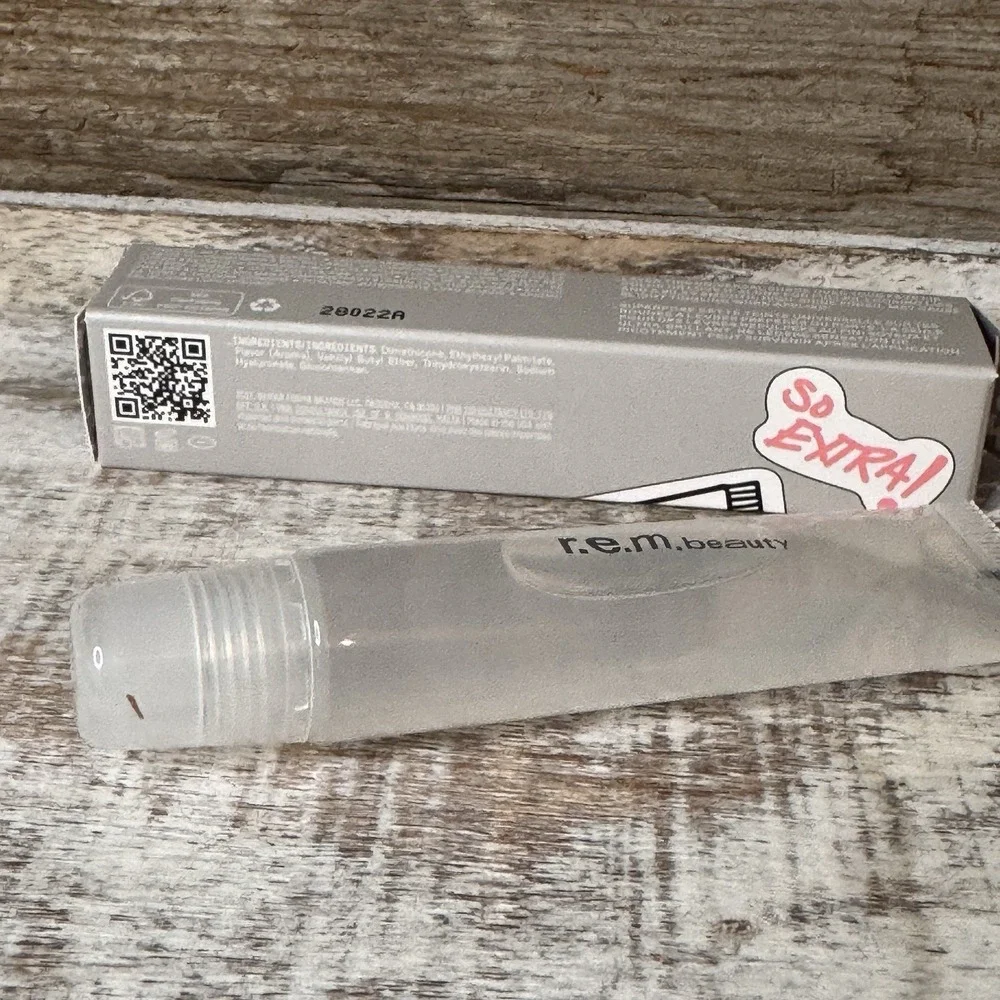 REM Beauty XL Utmost Importance Plumping Lip Gloss 15ml JUMBO Clear | Ariana $22